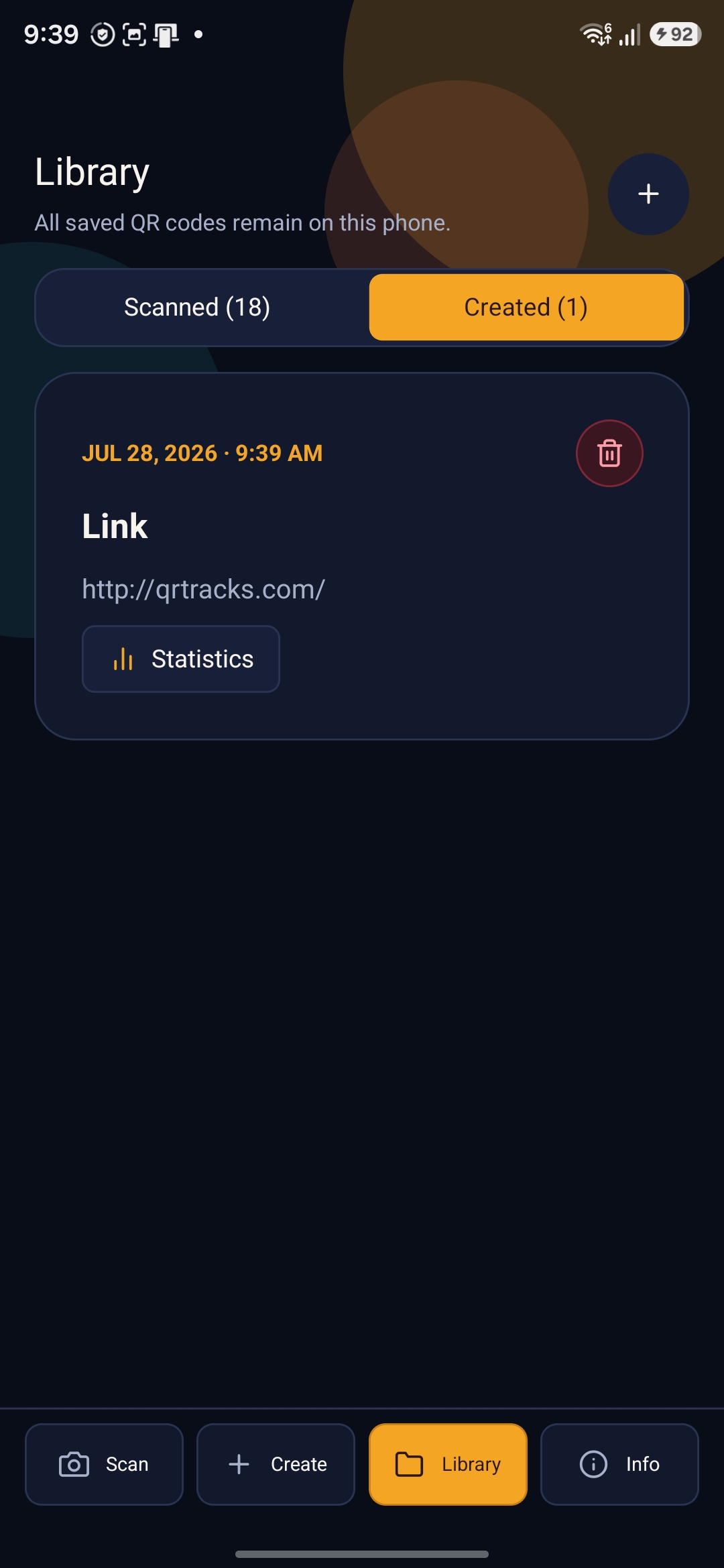 QRTracks library