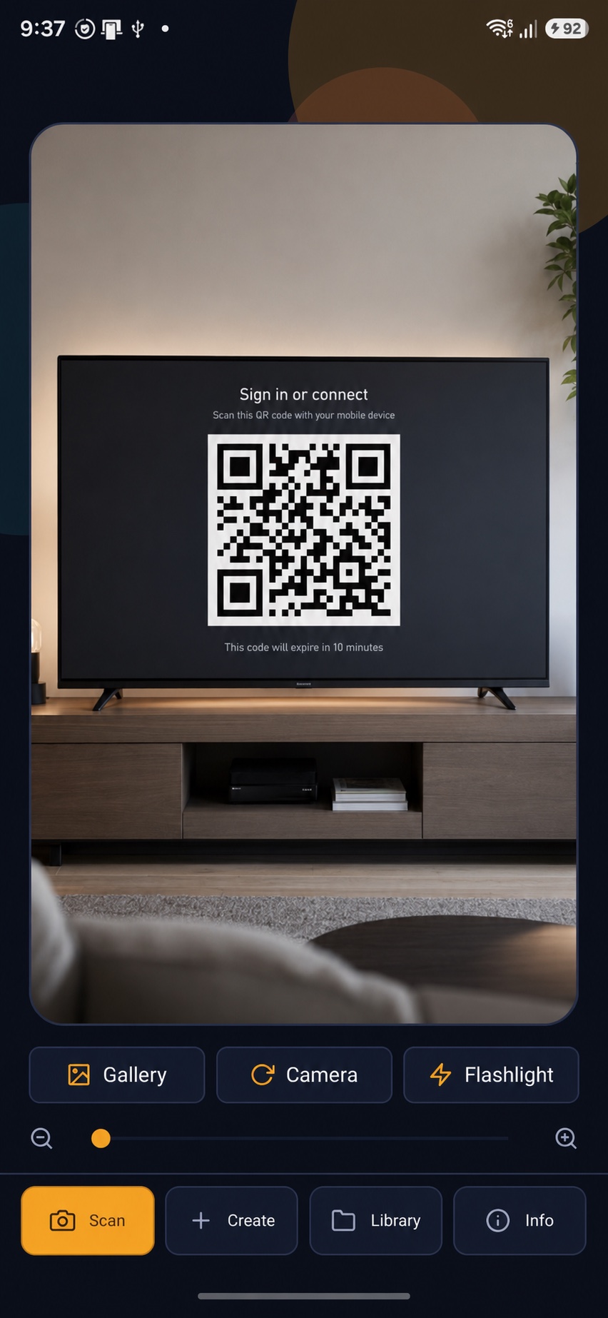 QRTracks scanner